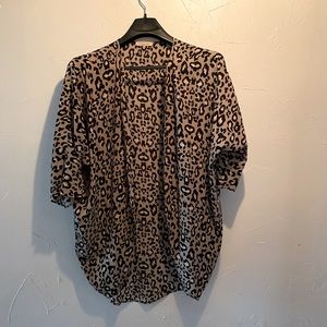 Leopard shrug or cardigan